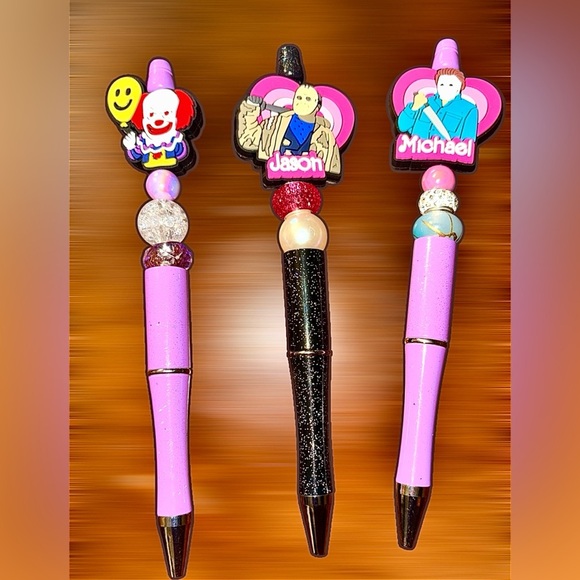 Purple and Black Halloween DIY Bendable Ink Pens #1 - Picture 7 of 8